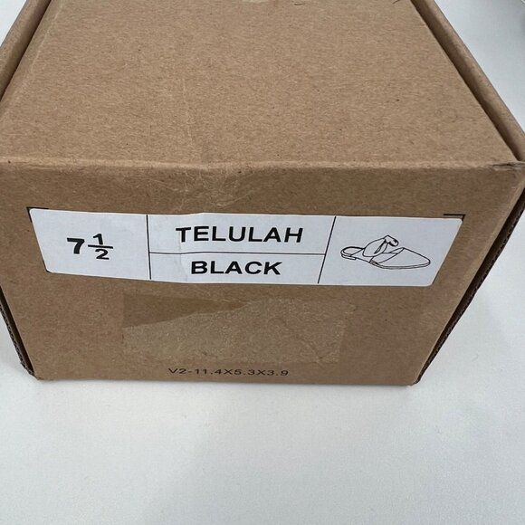 Journee Collection Telulah Mules in Black SIze 7.5 MSRP $70 - Picture 10 of 11
